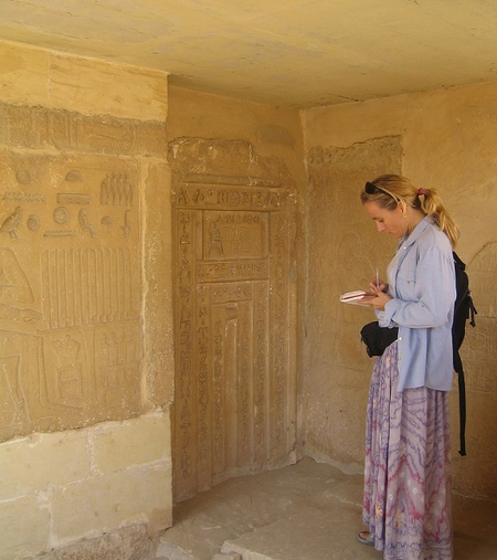 María Rosa Valdesogo Ancient History and Archaeology in Saqqara egyptologist Ancient Egypt